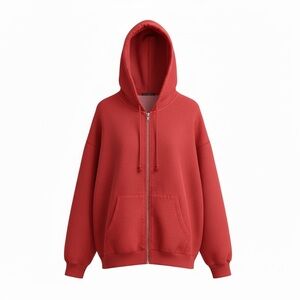 Brandy Mellville Christy Burgundy Hoodie